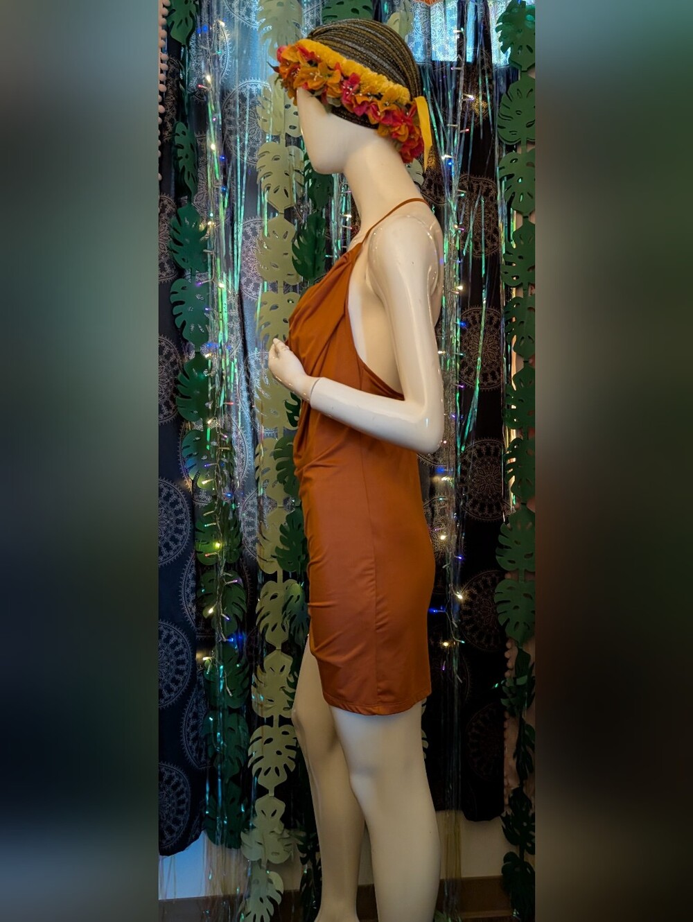 Mind code Cocktail Halter Dress - Picture 2 of 5